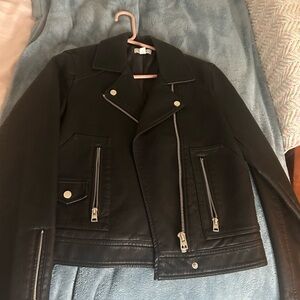 Topshop Black Biker Jacket